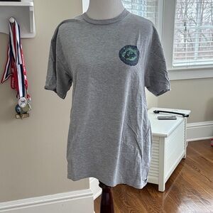 Quiksilver Heather Gray Logo Tee